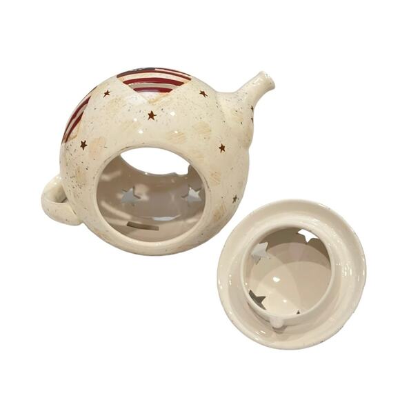 Vintage Home Interiors Candle Cover Teapot - Picture 6 of 8